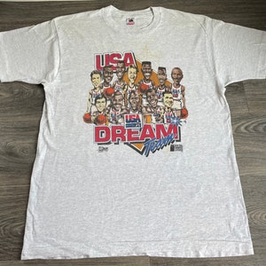 Vintage 1992 Dream Team Jersey Larry 7 Blrd Patrick 6 Ewing Chris 13 Mullin  Scottie 8 Pippen Clyde 10 Drexler Karl 11 Malone 15 Johnson From 12,16 €