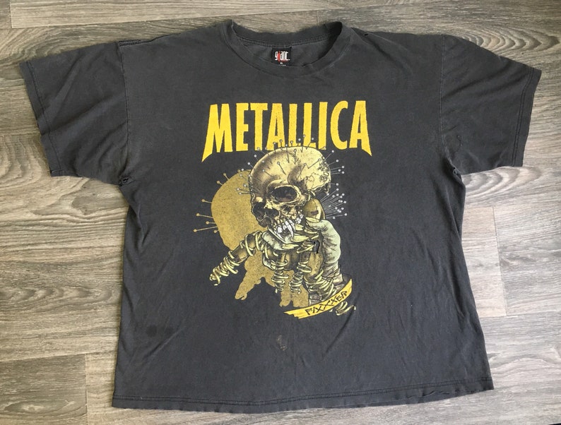 Vintage METALLICA Shirt 90s Tour FIXXXER RaRE Original | Etsy
