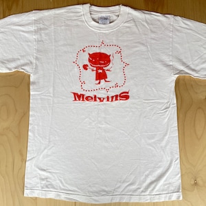 Melvins shirt vintage 2001 European tour merch tee Mackie Osborne art Devil Uk Screen stars tag Size Large