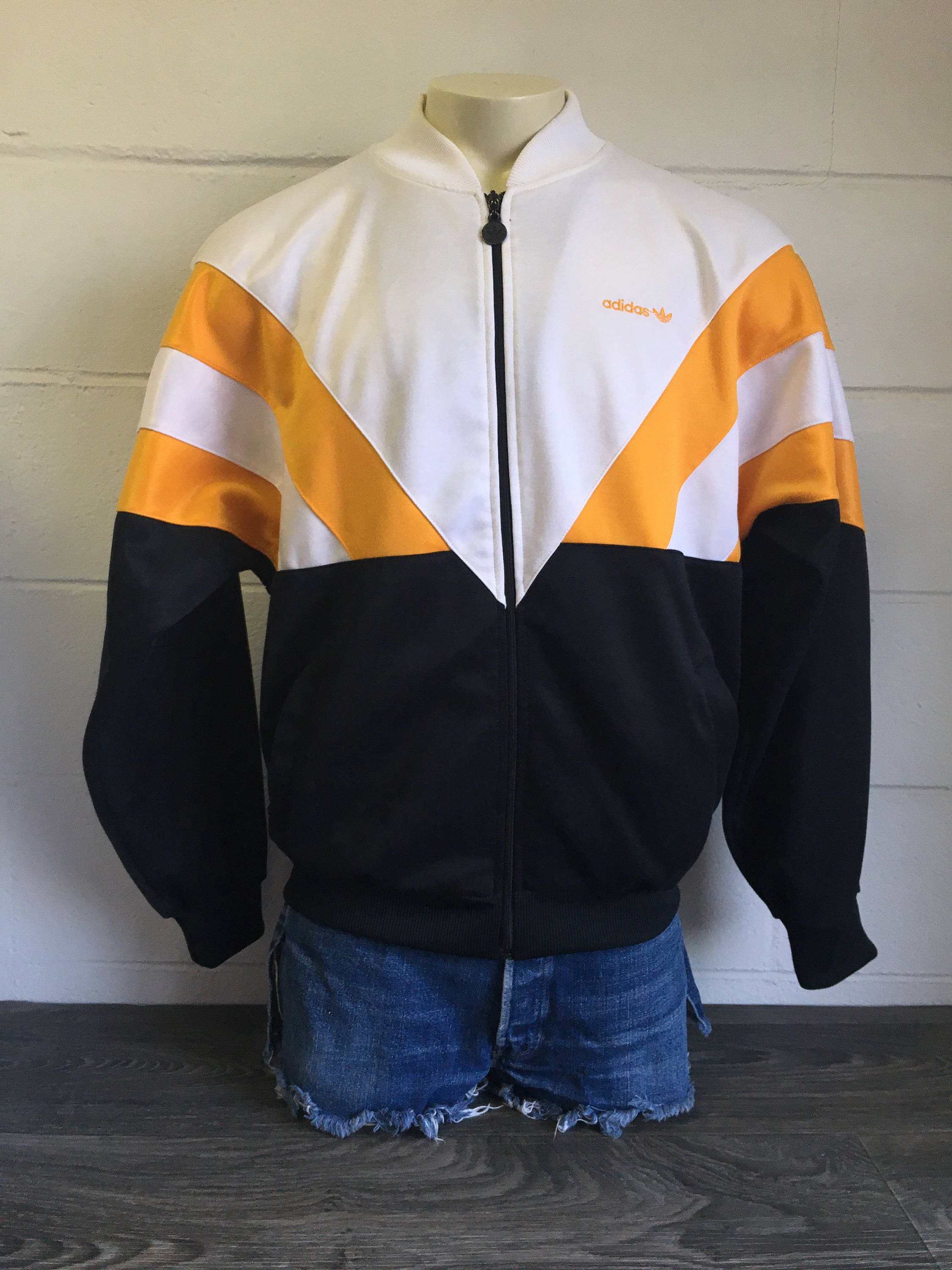 ADIDAS Jacket 90s Trefoil Runner up - Etsy