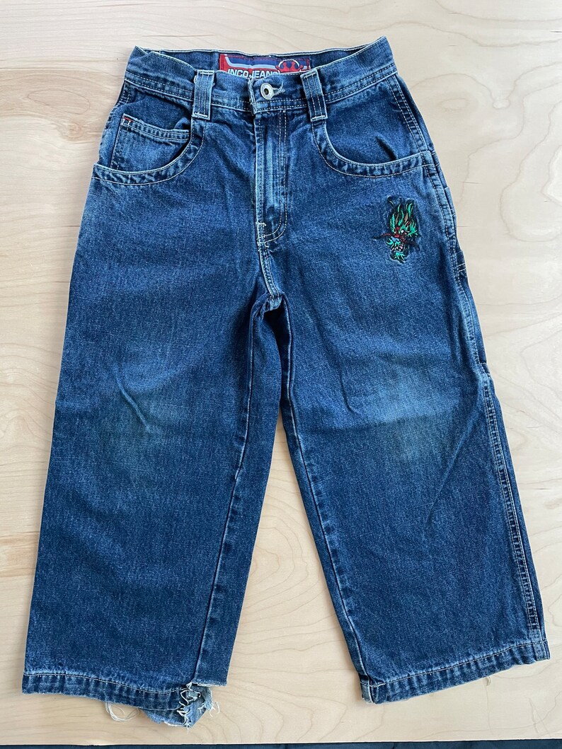 JNCO Jeans Youth Size Vintage Y2K Denim Pants Dragons - Etsy