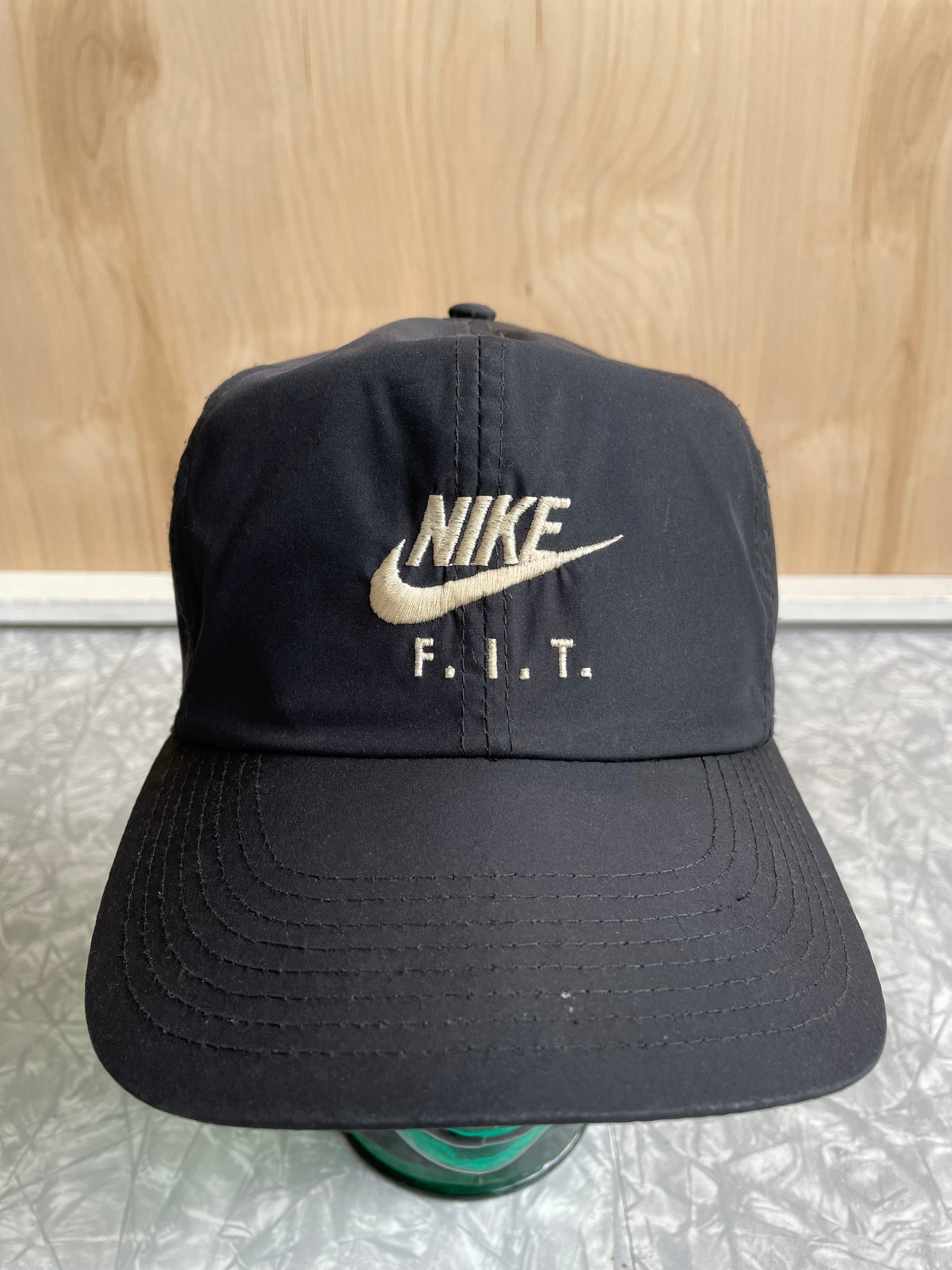 Vintage Nike Basketball Logo 90's Nylon Cap Size on tag : OS Color