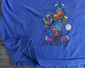 Jimmy Z Shirt Vintage Pinwheel Surf Wear 80s 90s Tee Woodie 1984