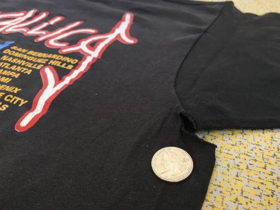 METALLICA 1994 Shirt World Tour 90s Tshirt Rock Roll Heavy Metal