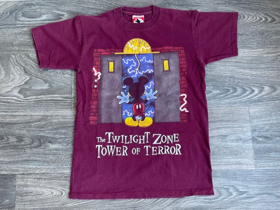 Twilight Zone of Terror Shirt Vintage 90s Disney World Elevator