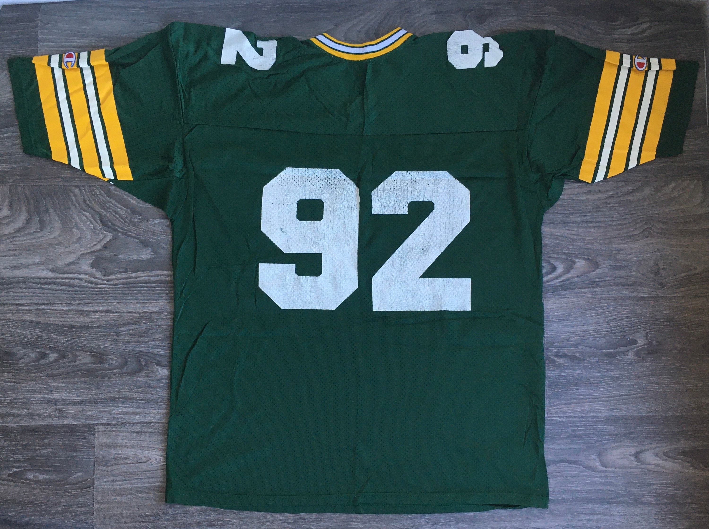 Reggie White PACKERS Jersey 90s Champion #92 Green Bay Mesh