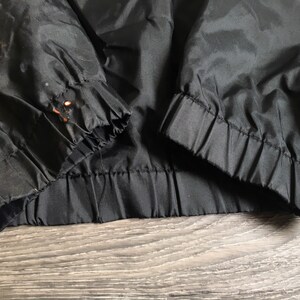 Puma Windbreaker Vintage Hooded Quarter Zip Jacket Black Blue Nylon Rare Running Workout Street Style Fashion Coat Large image 8
