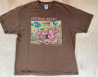 Flaming Lips Shirt 2003 Yoshimi Battles the Pink Robots Tour tee anime cartoon rock band rare size XL