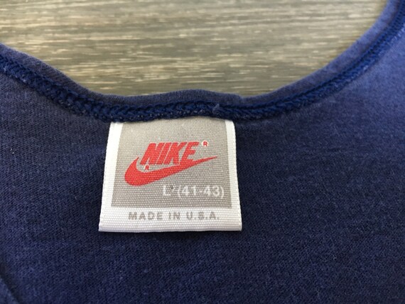 NIKE Shirt Tank Top 90's Vintage GREY Tag Just Do… - image 3