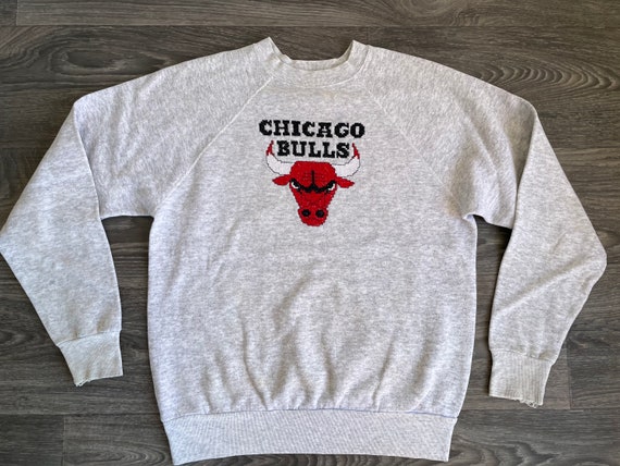 VINTAGE NIKE NBA CHICAGO BULLS SWEATSHIRT 90'S SIZE 2XL MADE IN USA