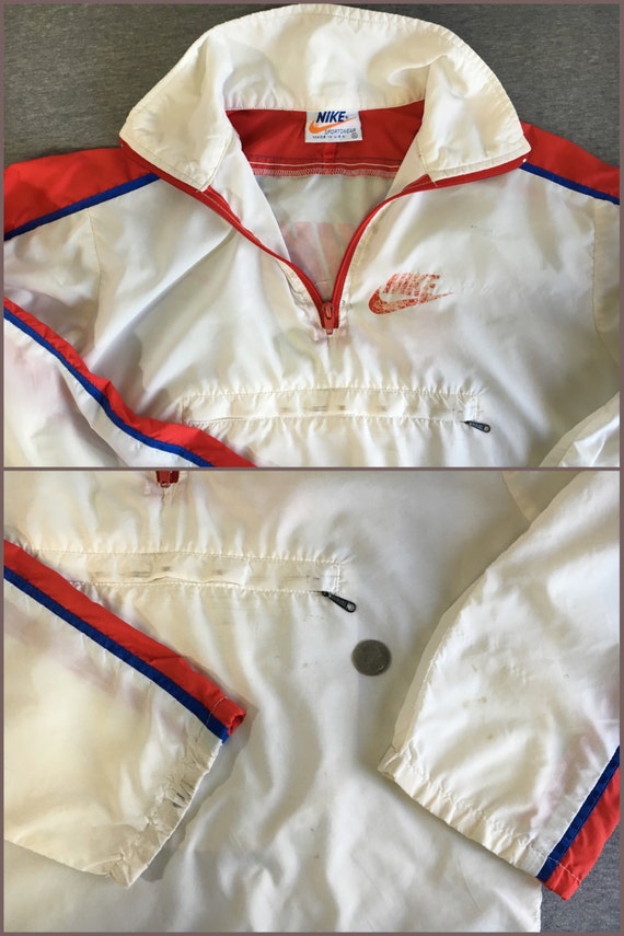 NIKE WINDBREAKER Jacket 70s/80's Vintage/ Talon Zipper Half NIKE WINDBREAKER Jacket 70s/80's Vintage/ Talon Zipper Half