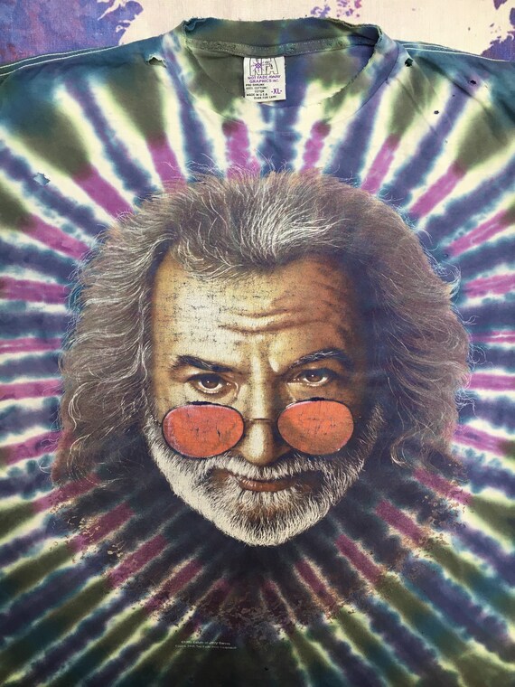Grateful Dead Shirt 1995 Vintage Jerry Garcia Tie Dye… - Gem