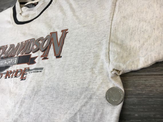 HARLEY DAVIDSON Alaska Shirt 1992 90s Vintage Motorcycle - Etsy