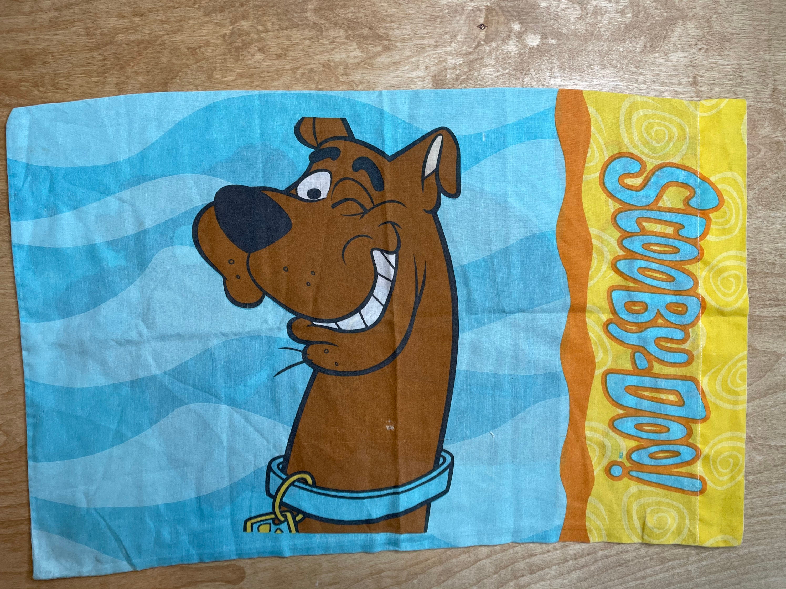 Scooby Doo Pillowcase 90s Vintage Cartoon Wink/scared Funny | Etsy
