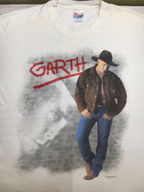 Garth Brooks Shirt 1996 Vintage Rare Graffiti Car… - image 3