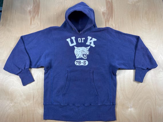 70s Champion Reverse Weave Hoodie U OF K Wildcats Kentucky 70s Champion Reverse Weave Hoodie U OF K Wildcats Kentucky
