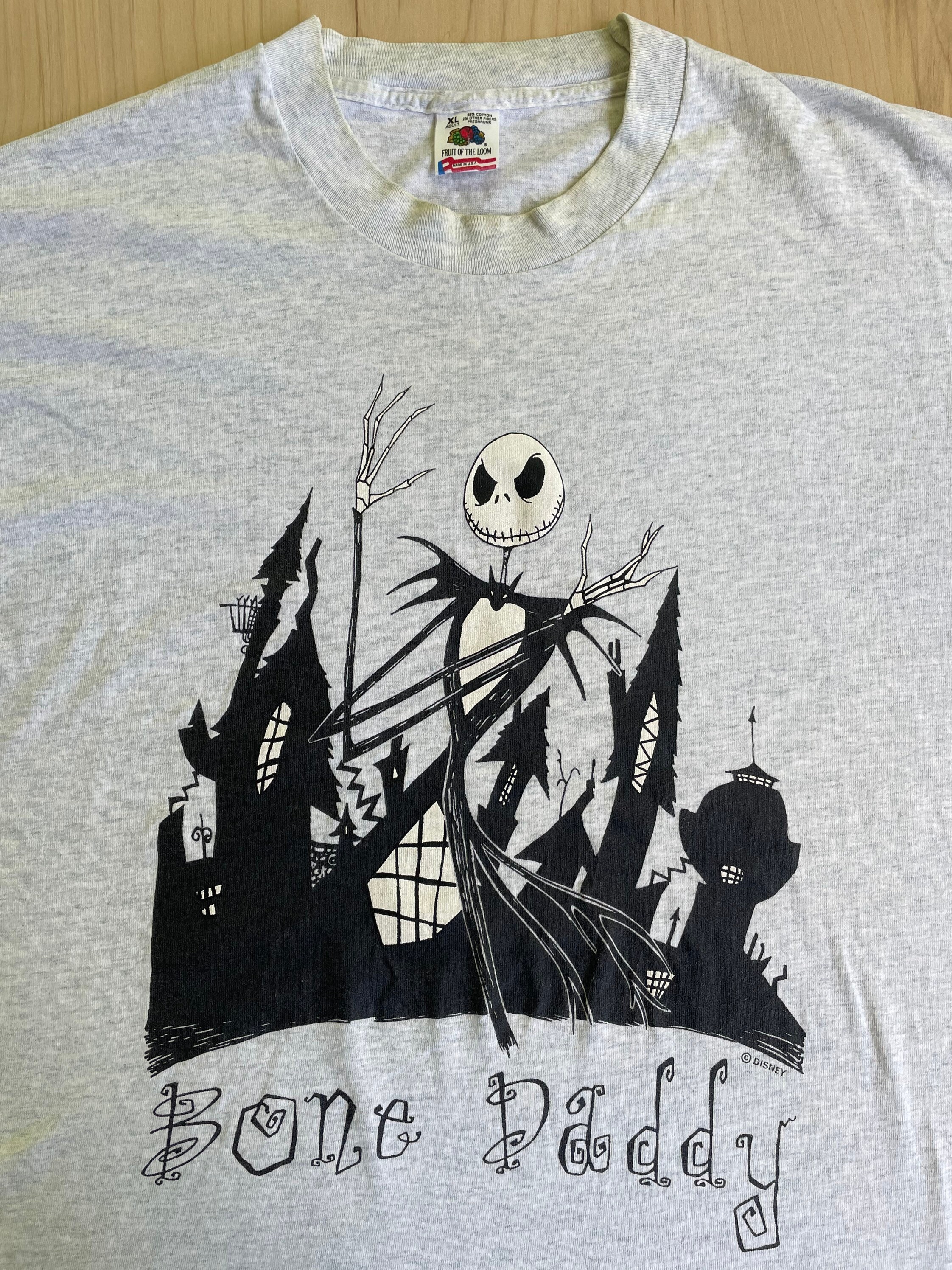 Bone Daddy Shirt Nightmare Before Christmas Vintage 90s Disney