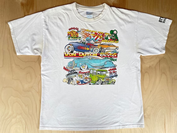 Ed Roth Tshirt 2001 Y2K Von Dutch Vintage Big Daddy Studios Rare