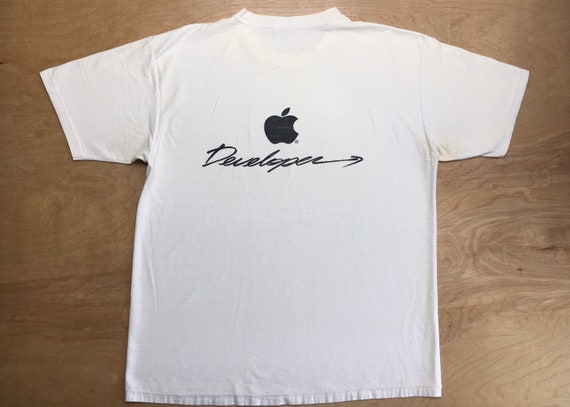 Apple Developers Tshirt Vintage Mac Macintosh 199… - image 1