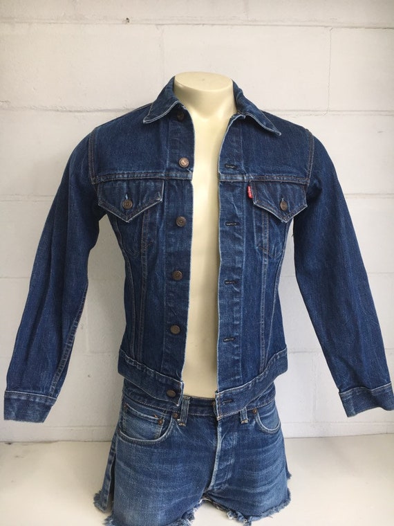 Levis Harley Davidson Jacket Vintage 70s Jean Den… - image 9