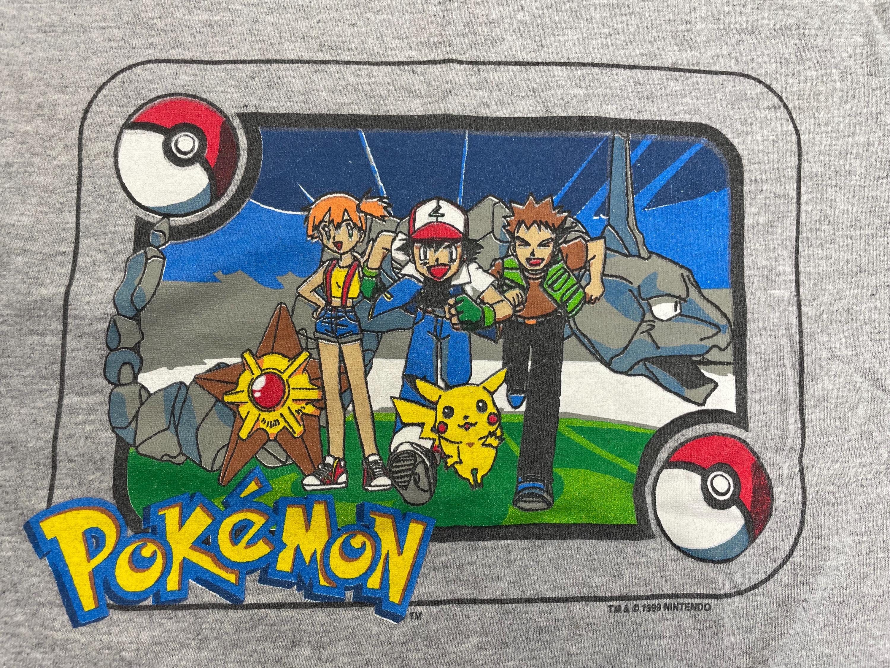 Pokemon Shirt Vintage 1999 Youth Size Medium Nintendo Gotta Catch