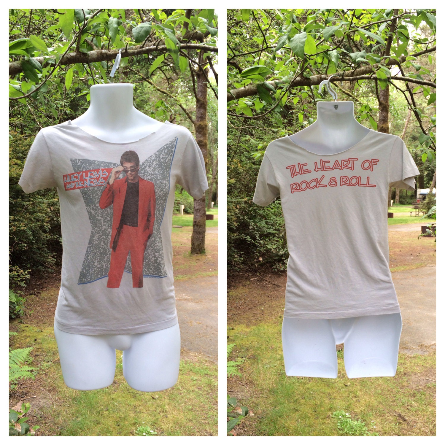 Huey Lewis and the News T-shirt 80