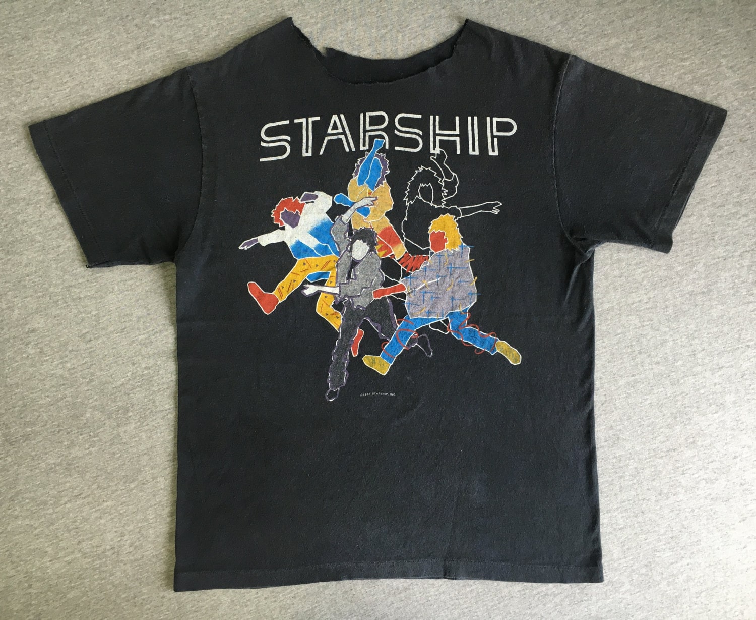STARSHIP Shirt 1985 Vintage/ 80's Knee Deep In The Hoopla STARSHIP Shirt 1985 Vintage/ 80's Knee Deep In The Hoopla