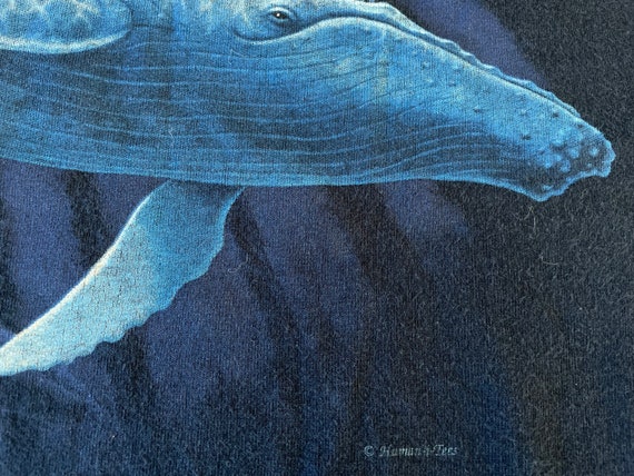 Humback Whale Shirt 90s Vintage Long Sleeve Tshir… - image 4