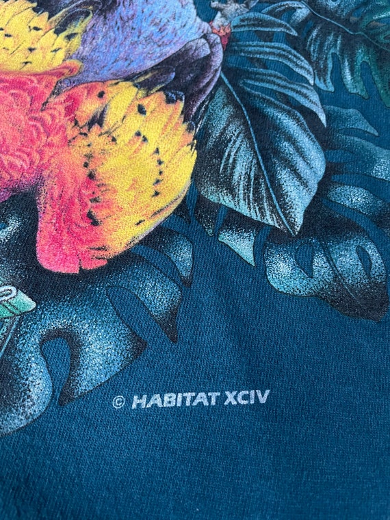 Rainforest Cafe Shirt 1994 Vintage AOP Mall Of Americ… Gem