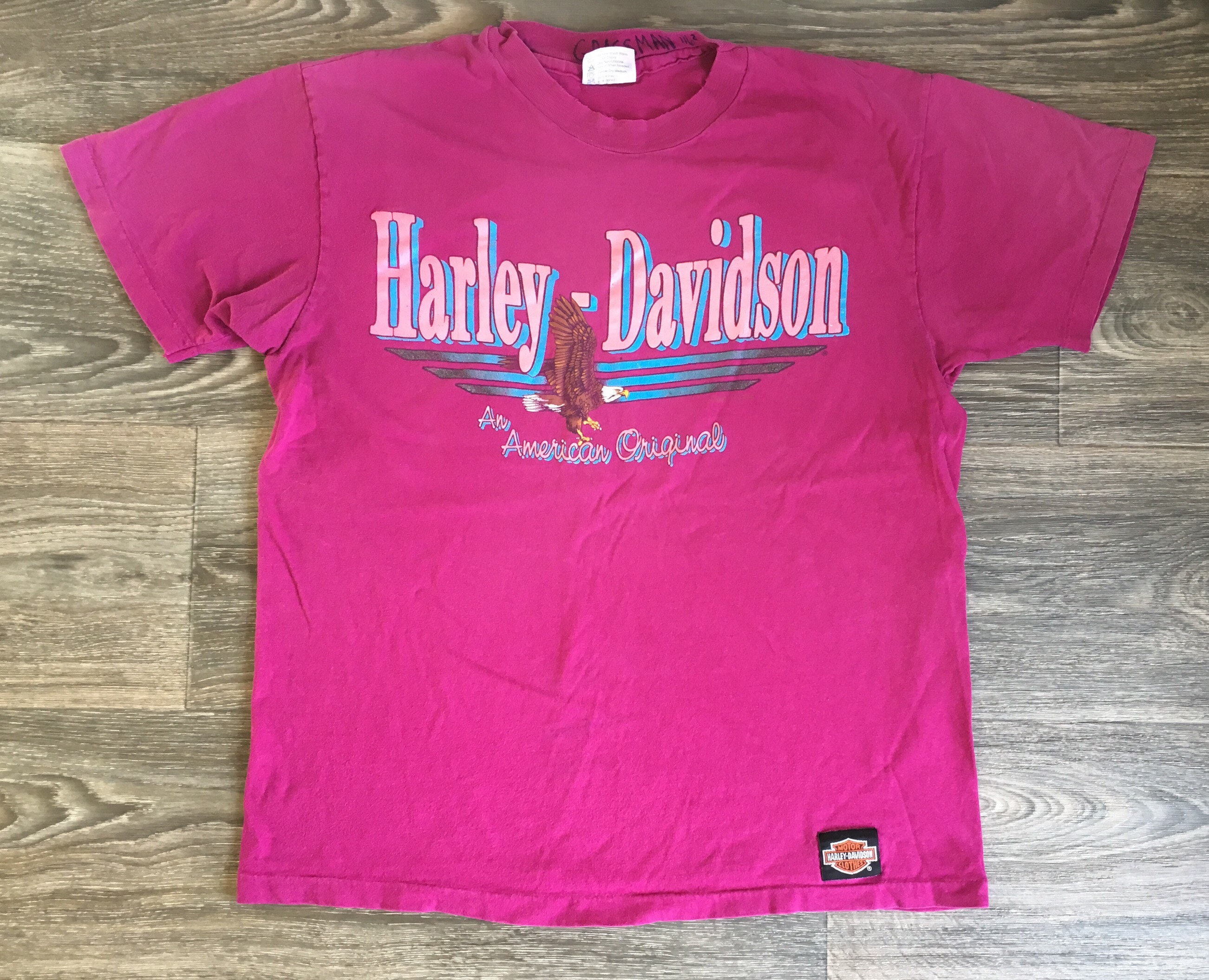 Vintage HARLEY DAVIDSON Shirt 1988 Pikes Peak Colorado Springs