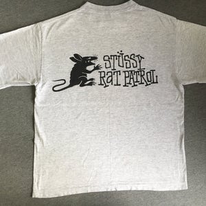 Stussy Shirt 90's Vintage Rat Patrol/ Skate Street Wear Tshirt