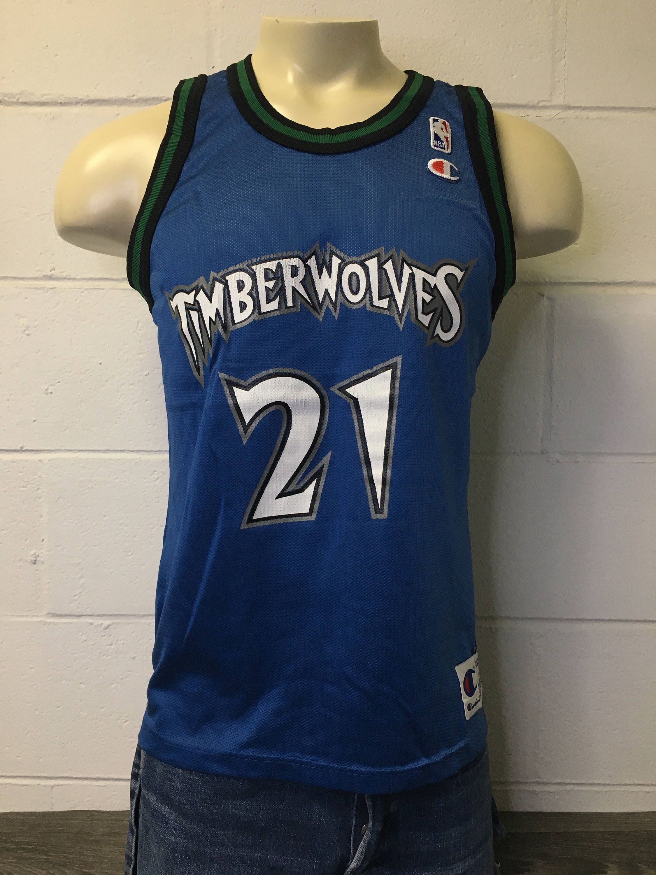 vintage timberwolves jersey