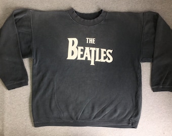 The BEATLES Sweatshirt 1991 Vintage/ 90&#39;s APPLE CORPS Limited Shirt/ John Lennon McCartney Harrison Ringo Starr Beatlemania X-Large