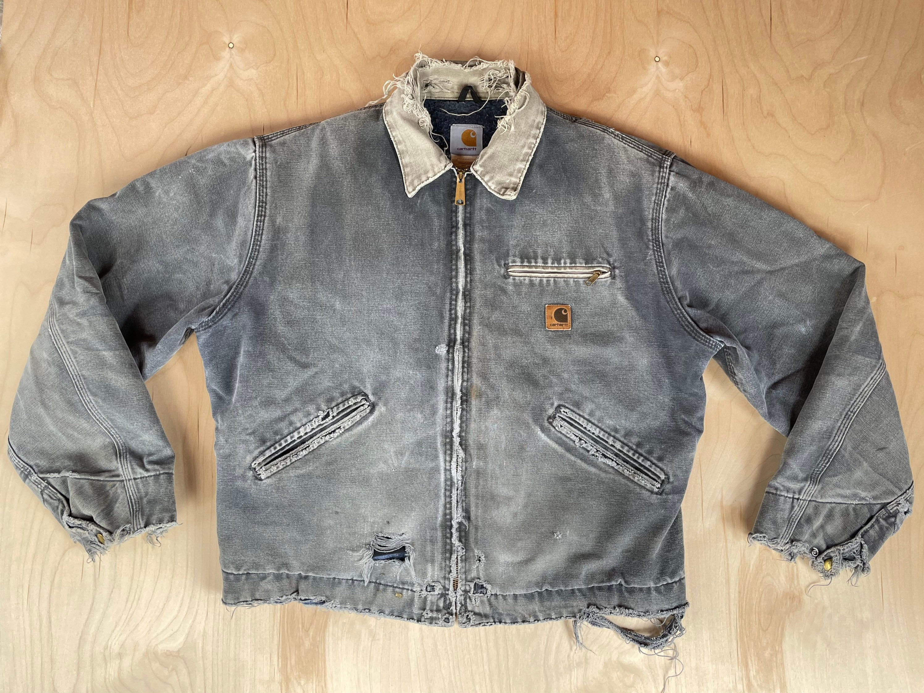 Carhartt Detroit Jacket J97 PTL Plaid Blanket Lined Vintage Carhartt Detroit Jacket J97 PTL Plaid Blanket Lined Vintage