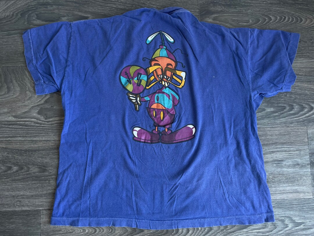 Jimmy Z Shirt Vintage Pinwheel Surf Wear 80s 90s Tee Woodie 1984