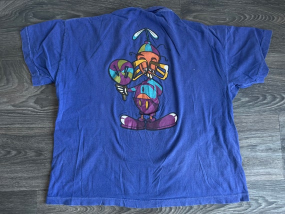 Jimmy Z Shirt Vintage Pinwheel Surf Wear 80s 90s Tee Woodie 1984