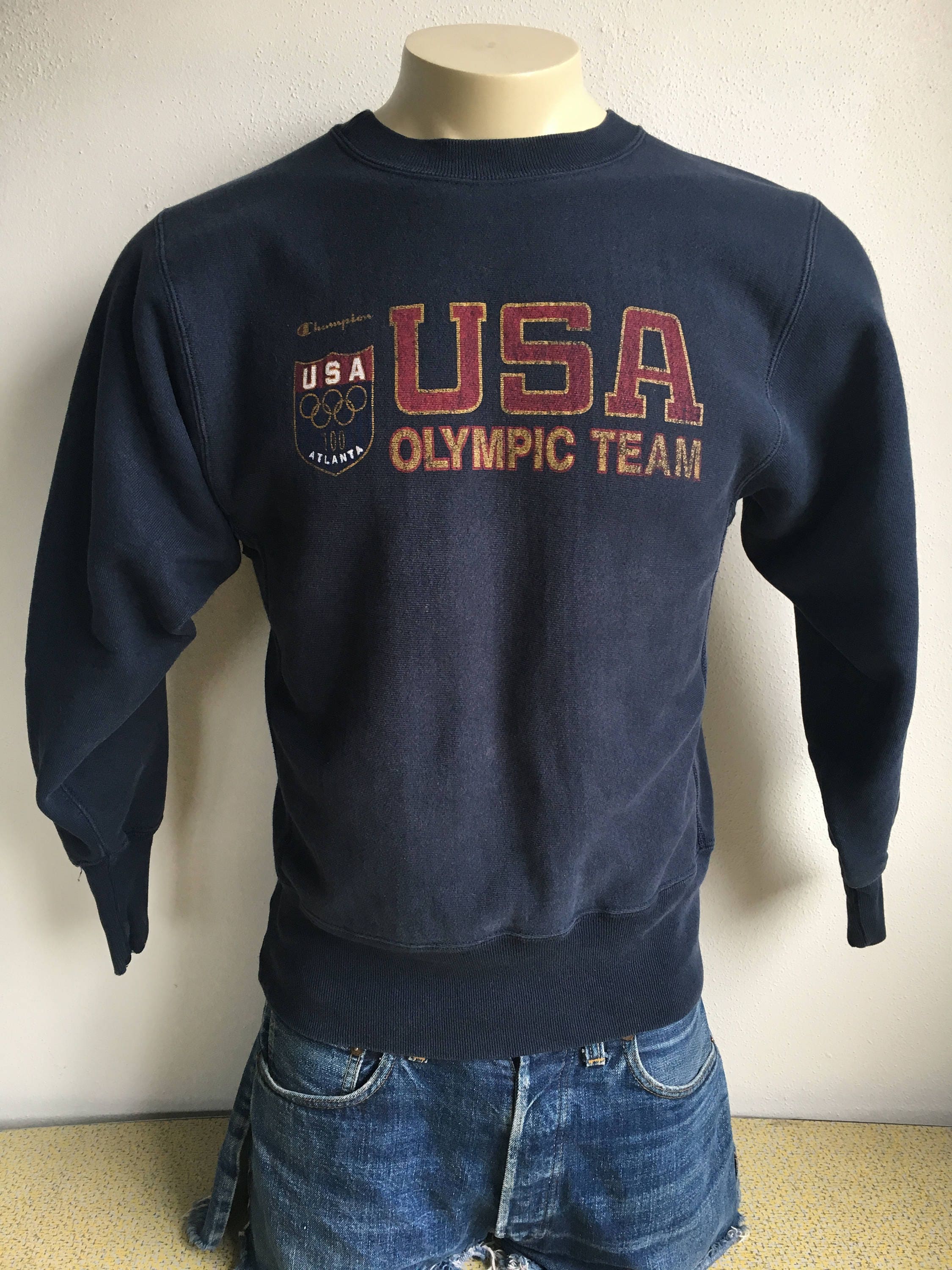 USA Olympic Atlanta Team 1996 Vintage Sweater 90s Etsy