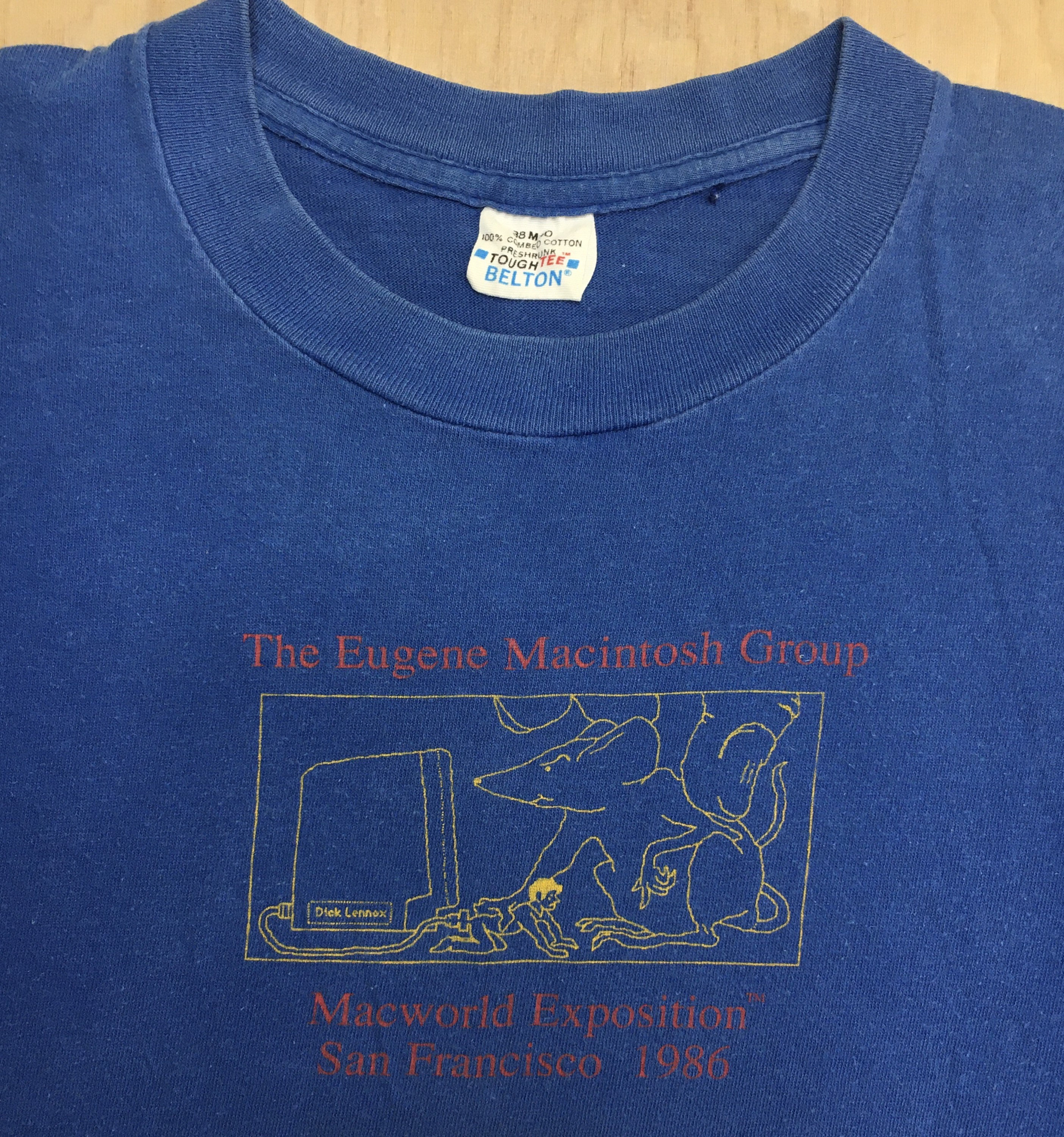 Macworldシャツ 1986 Apple Computers ヴィンテージ 長袖 展示会