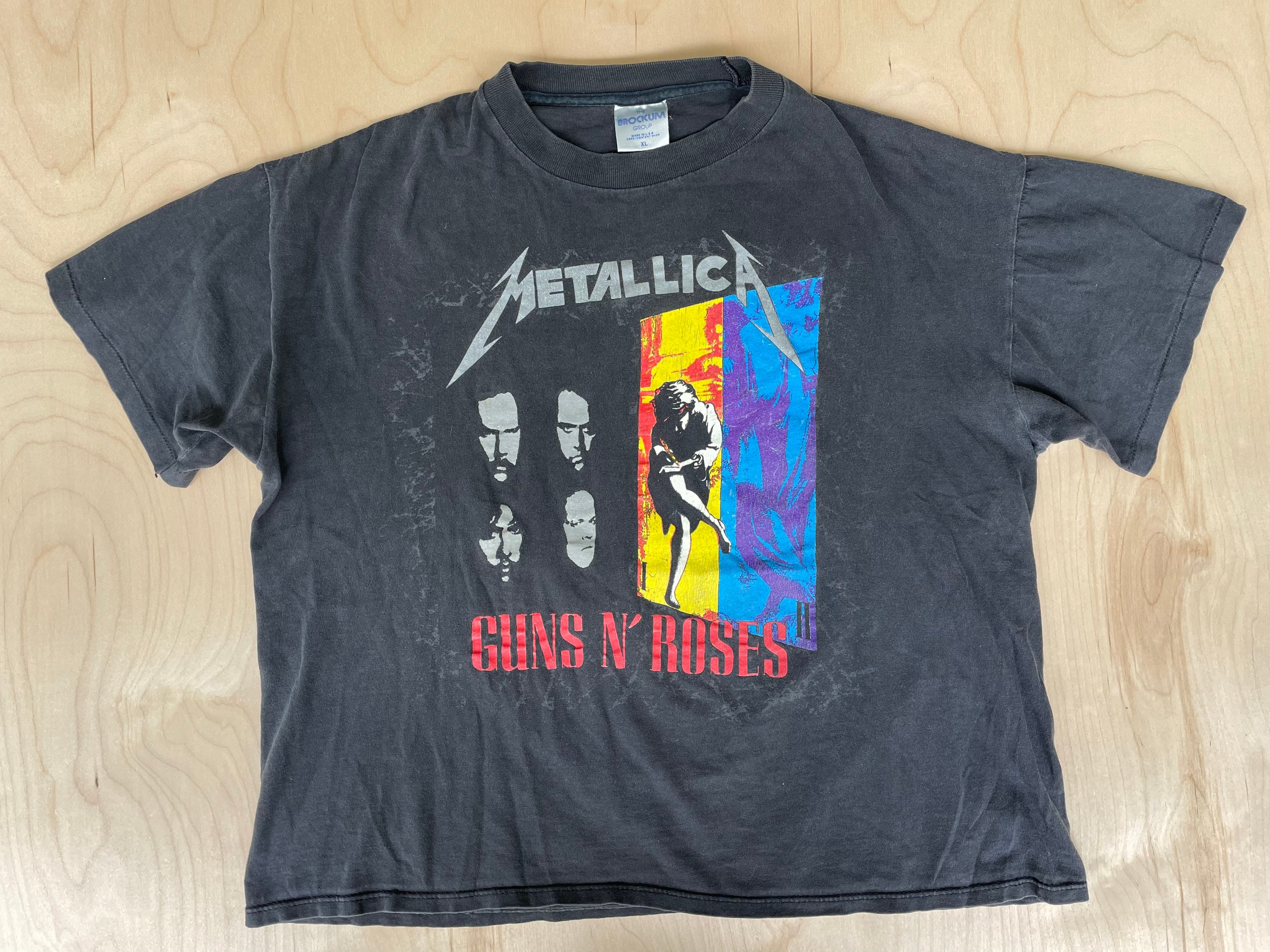 Guns N Roses Metallica T shirt  s Brockum Faith No More