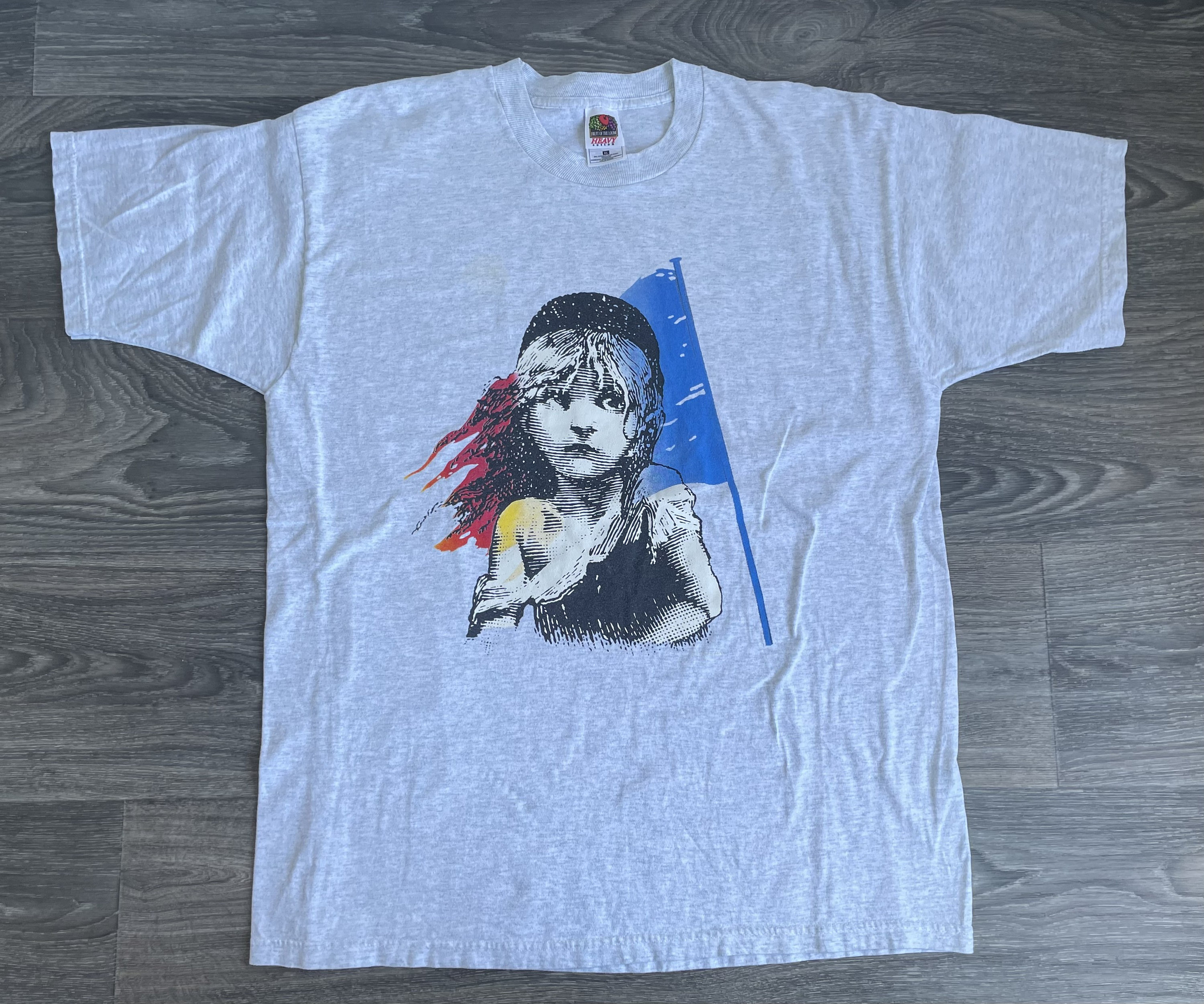 LES MISERABLES Shirt 90s Vintage Les Mis Broadway Musical
