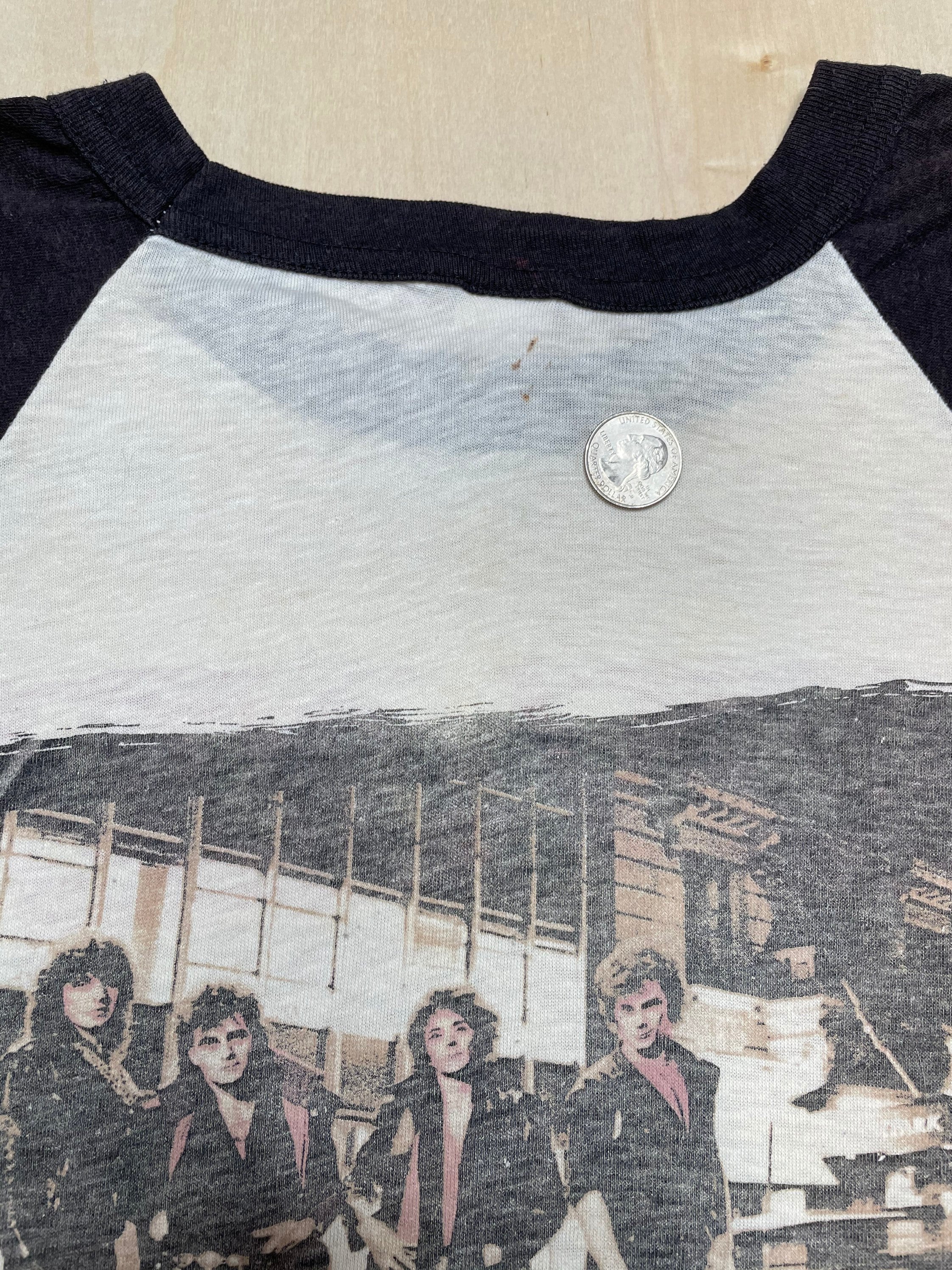 Bon Jovi Runaway Jersey Tee 1984 Vintage Jon Bon Jovi Concert 