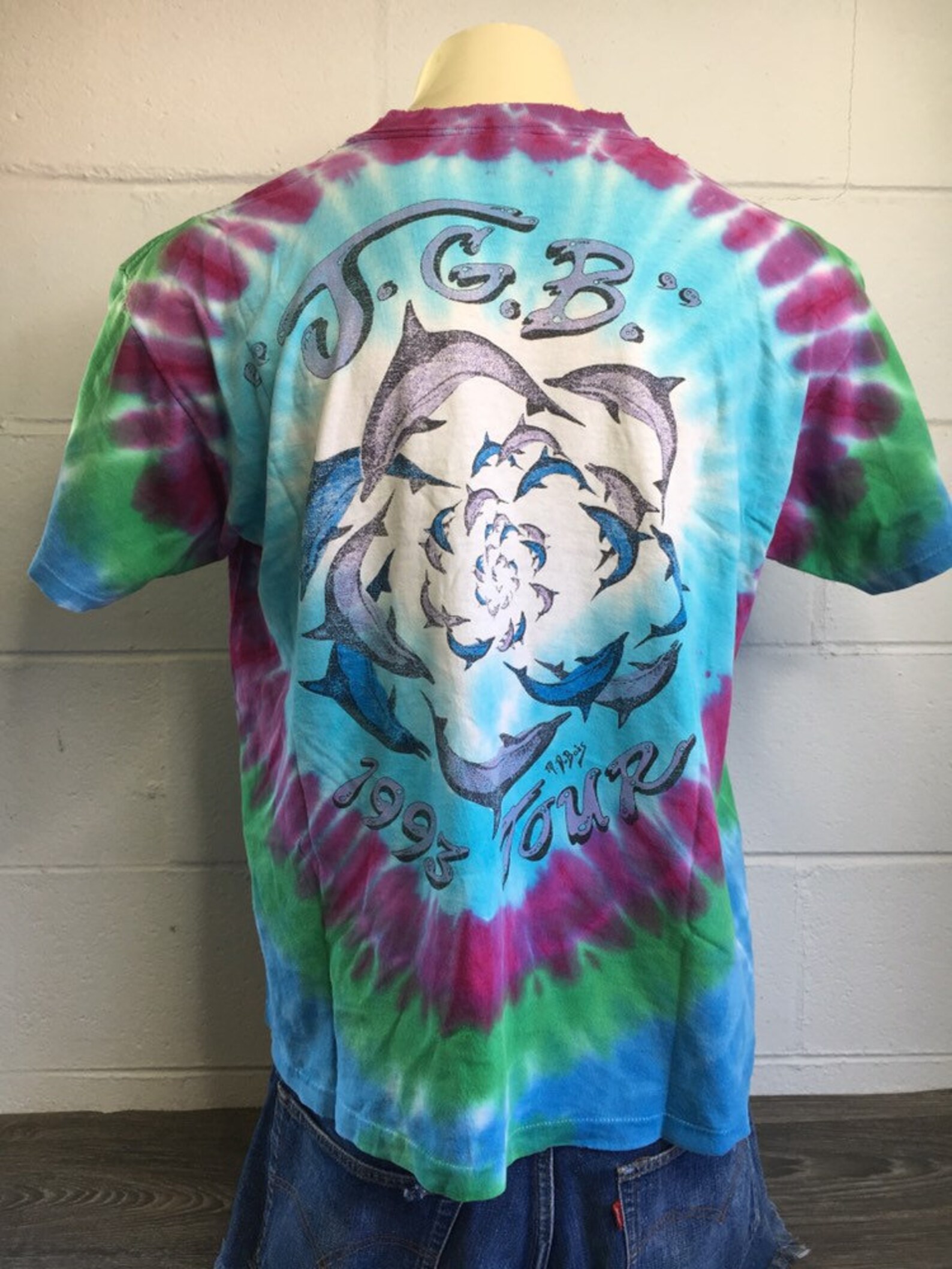 JERRY GARCIA BAND 1993 Tour Shirt Vintage 90s Grateful Dead Etsy