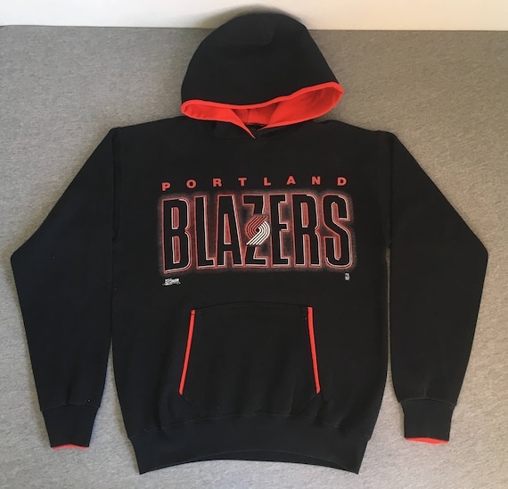 BLAZERS Hoodie 90's Vintage/ Portland Trail Rip C… - image 1