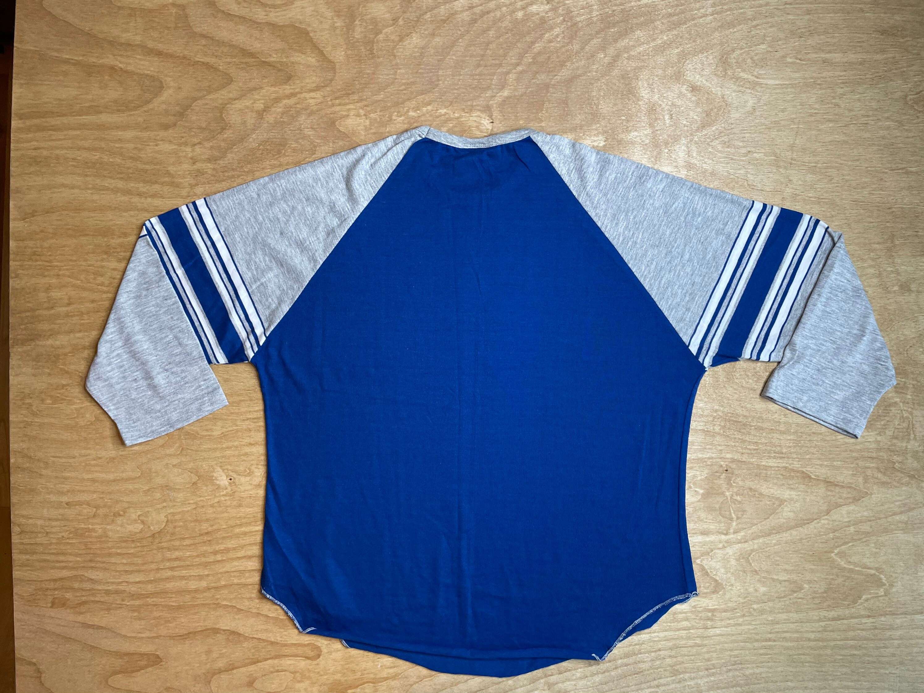 Vintage rayas Raglan 80s camiseta de béisbol tee Subcampeón Etsy