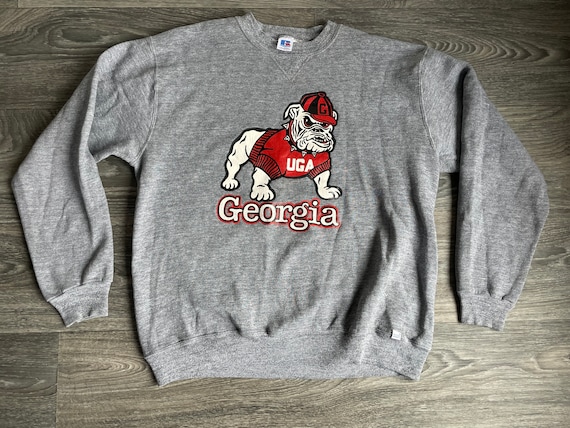 Georgia Bulldogs Sweatshirt 80's Vintage Pullover Sweater