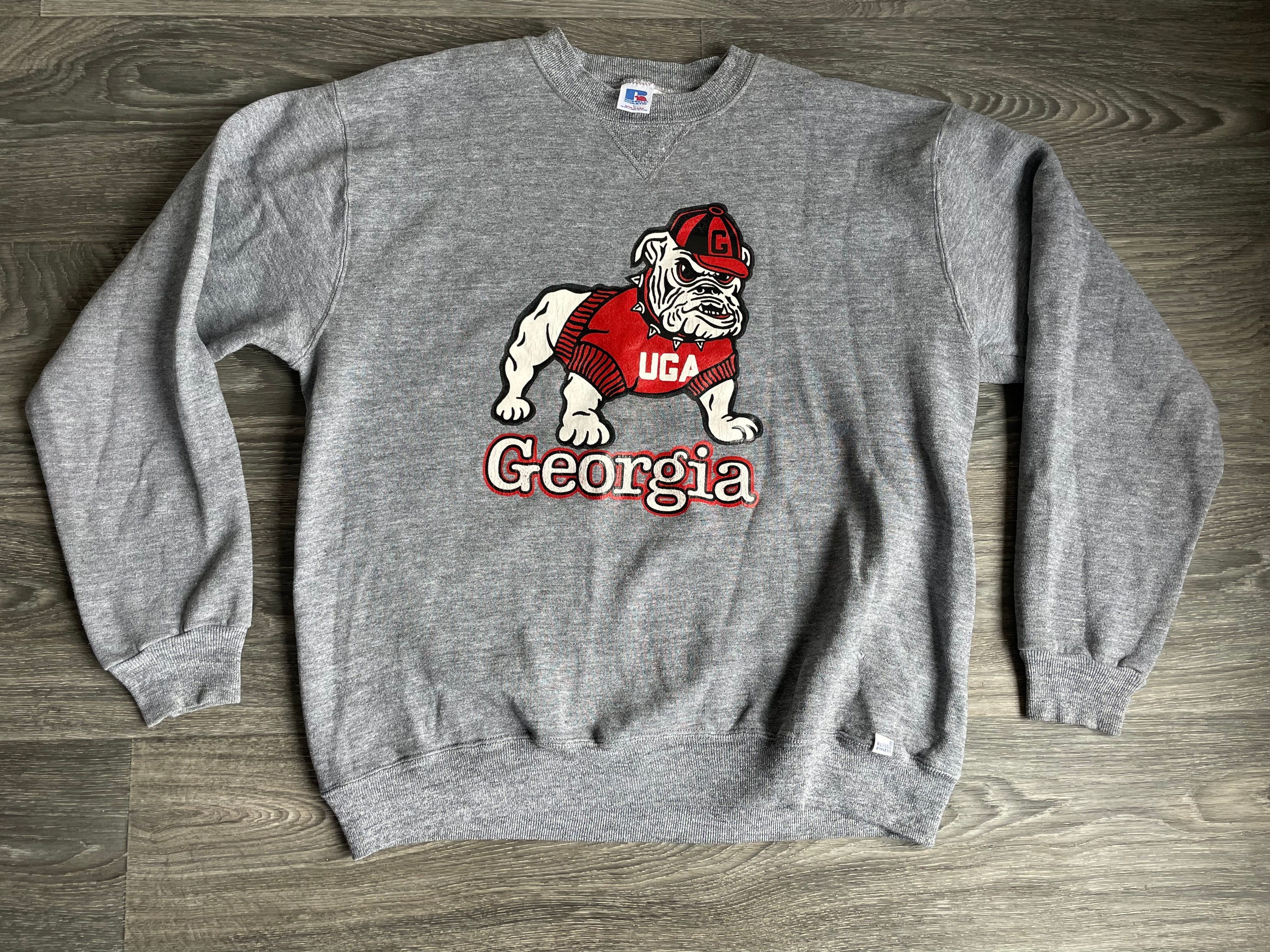 Georgia Bulldogs Sweatshirt 80 s Vintage Pullover Sweater