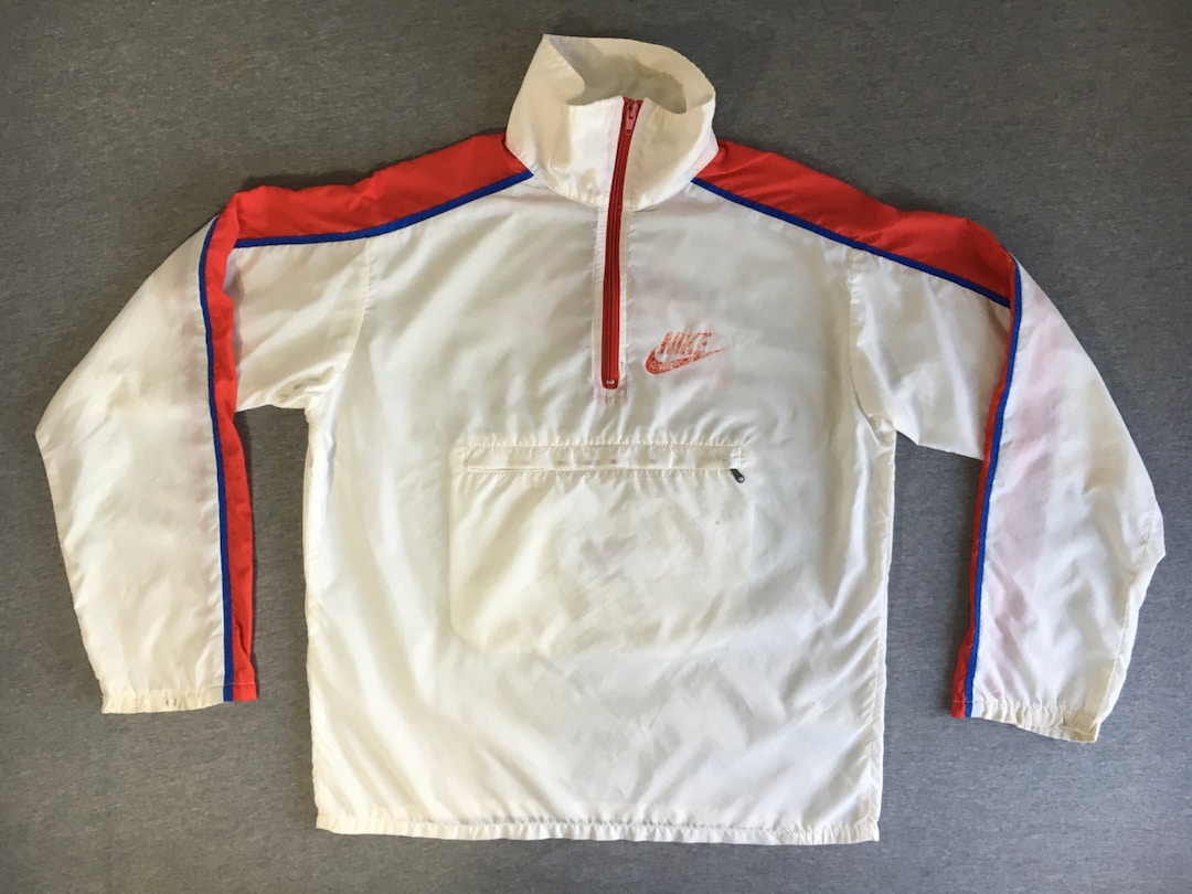 NIKE WINDBREAKER Jacket 70s/80's Vintage/ Talon Zipper Half NIKE WINDBREAKER Jacket 70s/80's Vintage/ Talon Zipper Half