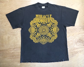 Miracle Workers Band Shirt Portland garage rock 1991 Roll out the red carpet promo tshirt triple X records