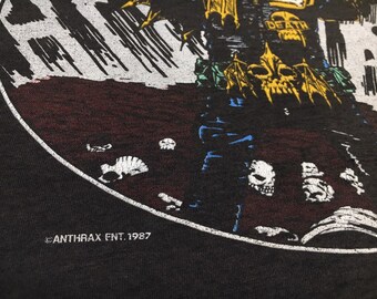 アンスラックス ジャッジ・ドレッド Tシャツ ヴィンテージ 1987年 レア