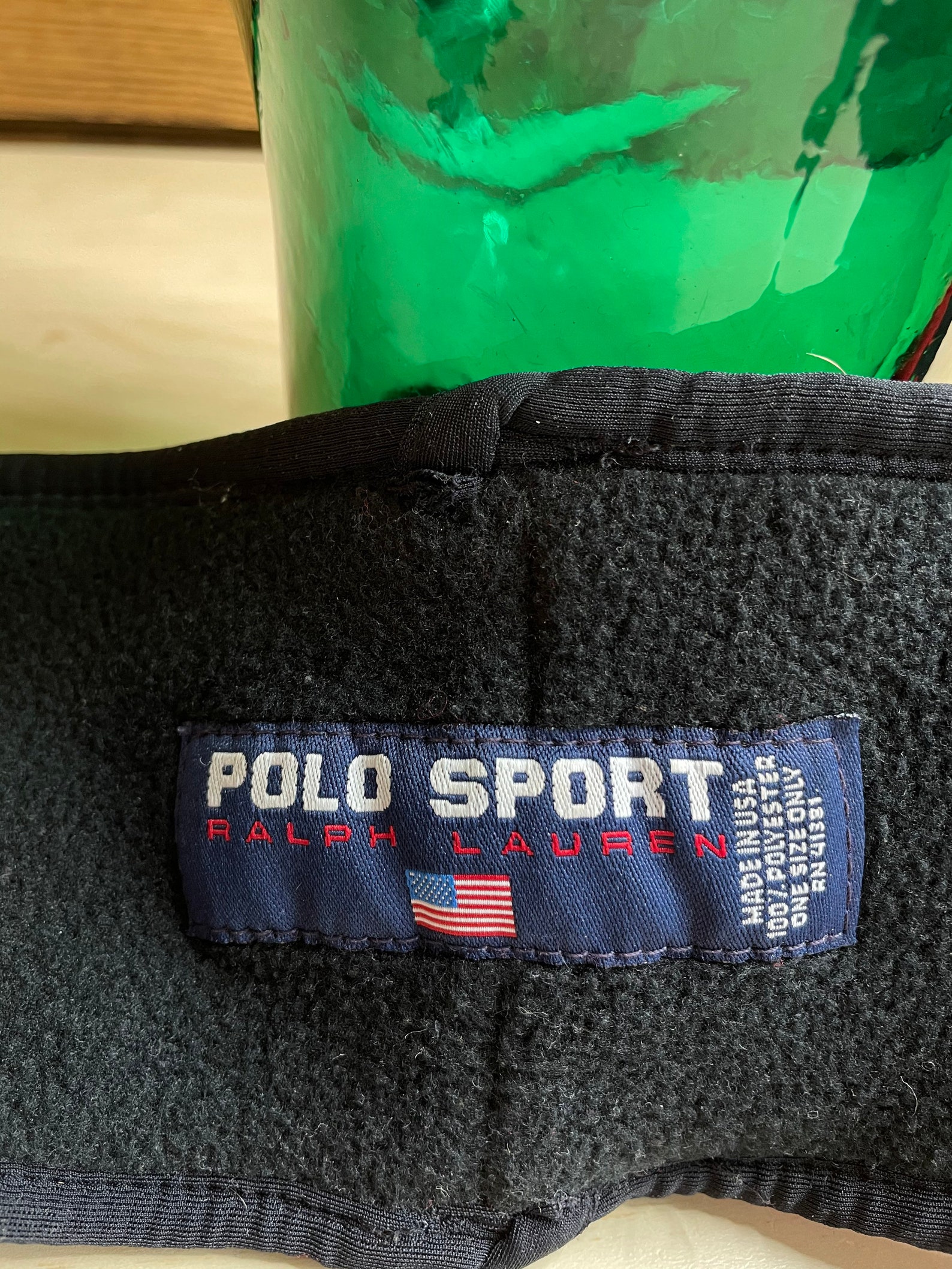 Polo Ralph Lauren Headband Flag Fleece Red Blue Polo Sport - Etsy